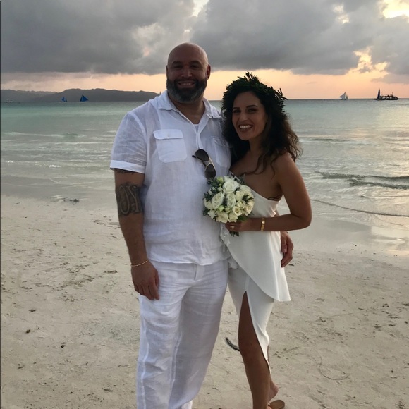 ASOS Design bandeau frill cut out midi dress - Picture 4 of 8